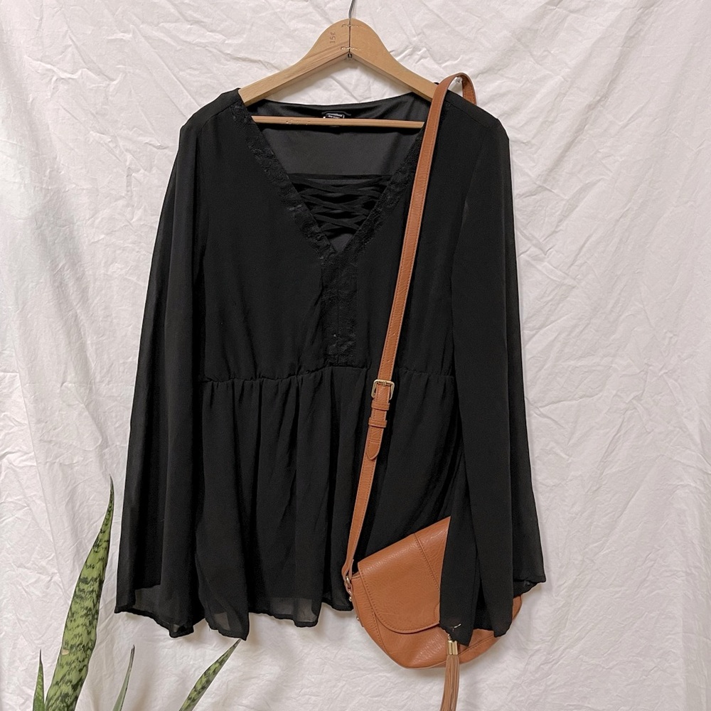 Chiffon Babydoll Top